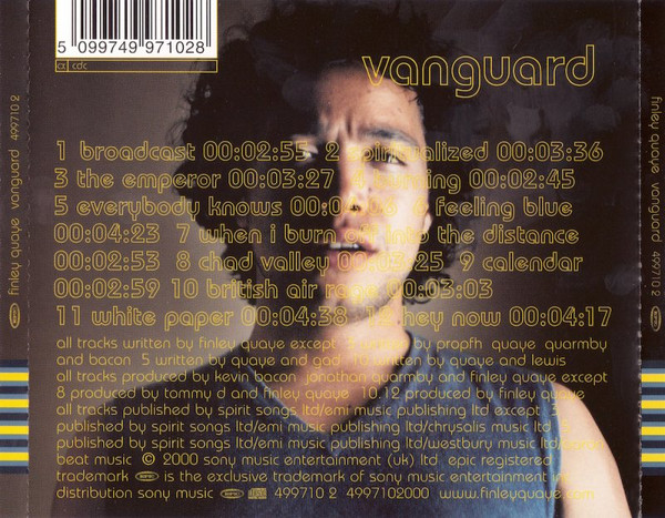 Finley Quaye - Vanguard (CD, Album) (Near Mint (NM or M-)) - Image 2
