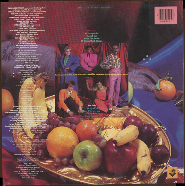 Cosmetic With Jamaaladeen Tacuma - So Tranquilizin' (LP, Album) (Near Mint (NM or M-)) - Image 2