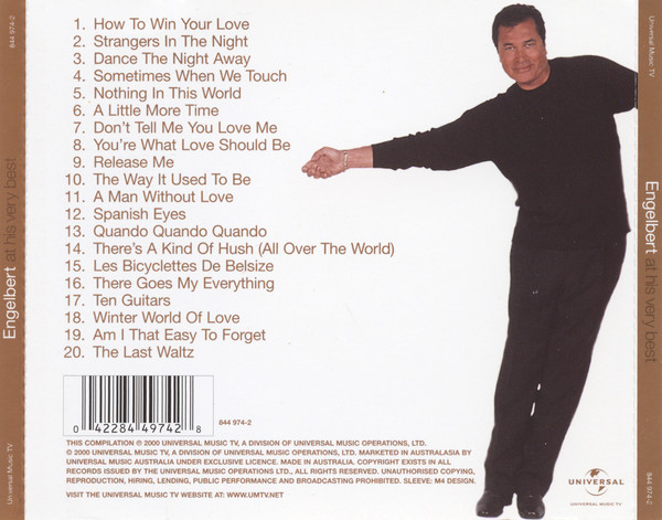 Engelbert* - At His Very Best (CD, Album, Comp) (Near Mint (NM or M-)) - Image 2