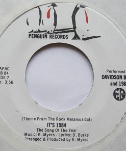Davidson Burke And 1984 (17) - It's 1984 / The Lunatic (7") (Very Good Plus (VG+))