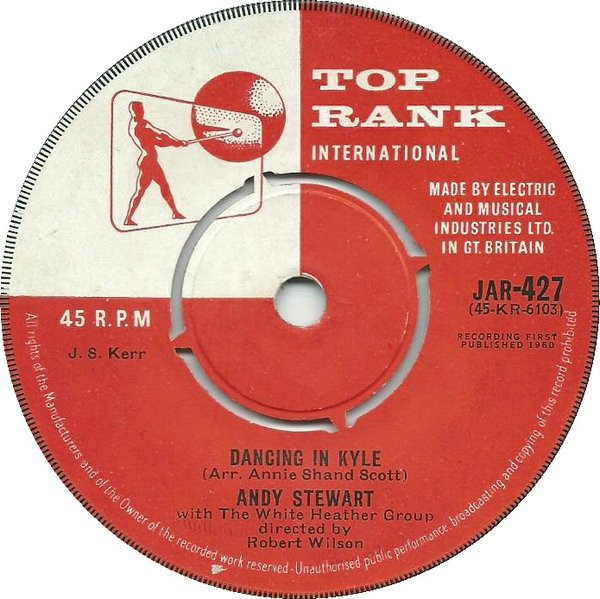 Andy Stewart With The White Heather Group - Donald, Where's Your Troosers? (7", Single) (Very Good Plus (VG+)) - Image 2