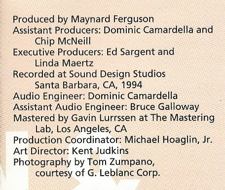 Maynard Ferguson & Big Bop Nouveau* - These Cats Can Swing! (CD, Album) (Near Mint (NM or M-)) - Image 4