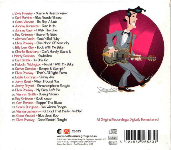 Various - Red Hot Rockabilly For Ice Cool Cats (CD, Comp) (Mint (M)) - Image 2