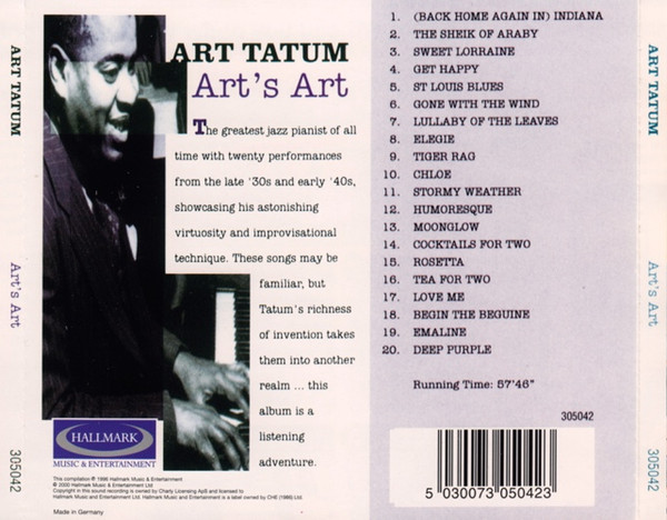 Art Tatum - Art's Art (CD, Comp) (Near Mint (NM or M-)) - Image 3