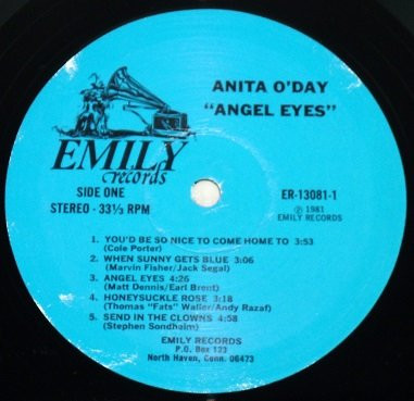Anita O'Day - Angel Eyes (LP) (Very Good (VG)) - Image 3