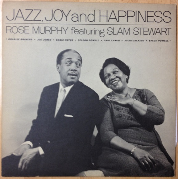 Rose Murphy Featuring Slam Stewart - Jazz, Joy And Happiness (LP, Album) (Very Good (VG))