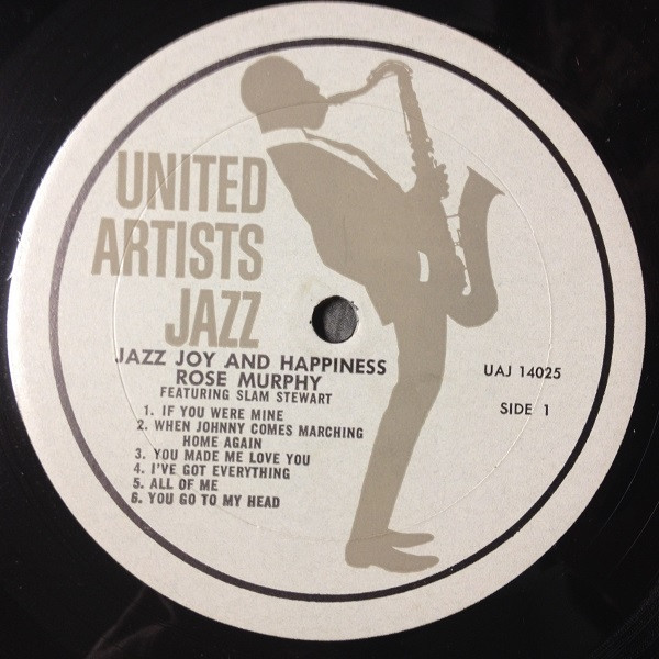 Rose Murphy Featuring Slam Stewart - Jazz, Joy And Happiness (LP, Album) (Very Good (VG)) - Image 3