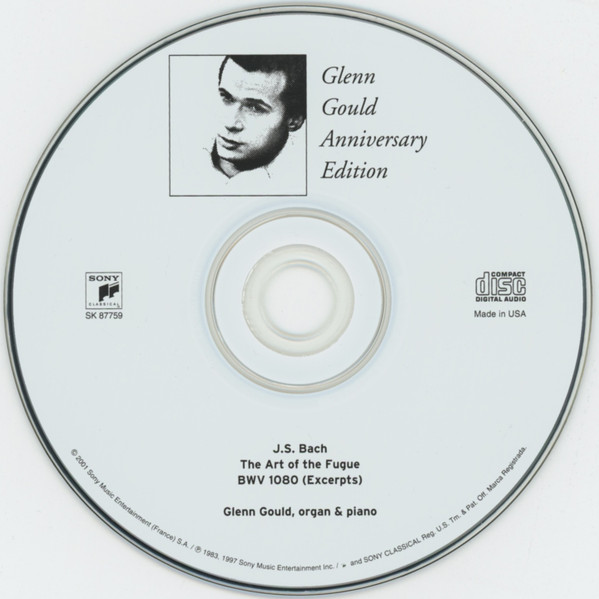 Bach*, Glenn Gould - The Art Of The Fugue (CD, Album) (Near Mint (NM or M-)) - Image 3