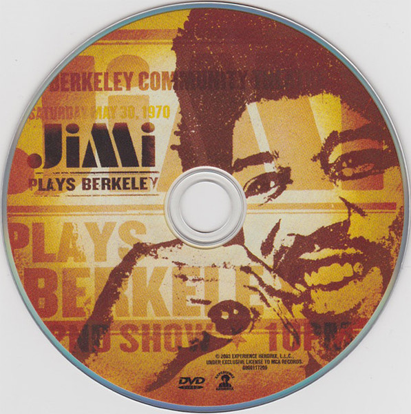 Jimi Hendrix - Jimi Plays Berkeley (DVD-V, Multichannel, NTSC) (Mint (M)) - Image 3