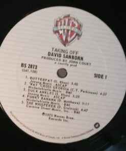 Alternative view of David Sanborn - Taking Off (LP, Album) (Near Mint (NM or M-))