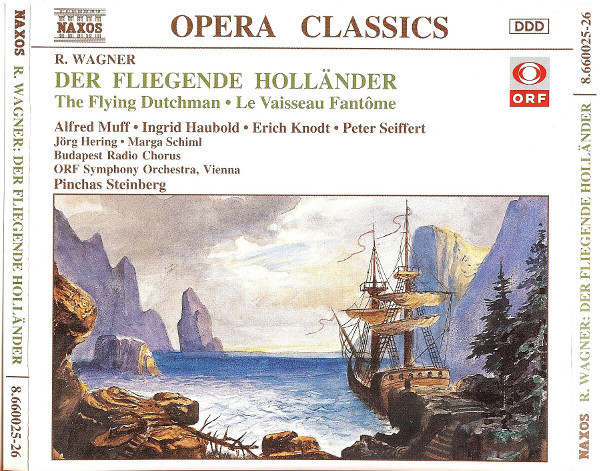 R. Wagner*, Budapest Radio Chorus*, ORF Symphony Orchestra*, Pinchas Steinberg - Der Fliegende Holländer (2xCD) (Near Mint (NM or M-)) - Image 2
