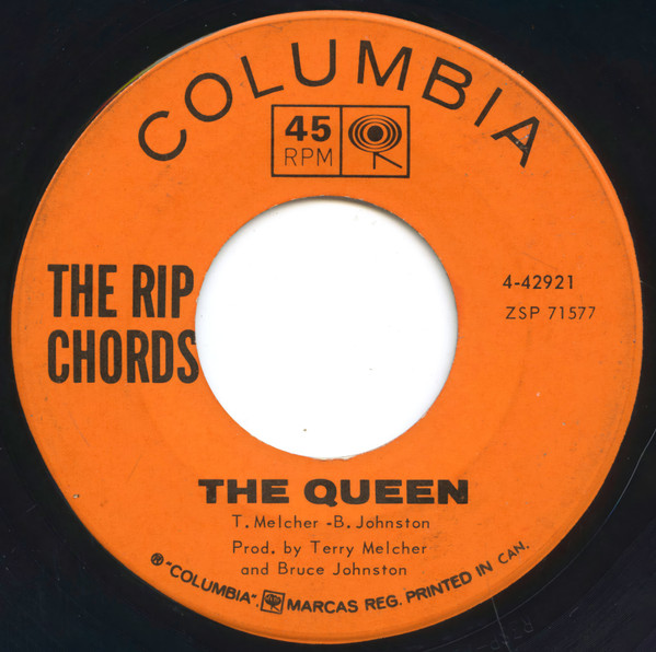 The Rip Chords - Hey Little Cobra / The Queen (7") (Very Good Plus (VG+)) - Image 2
