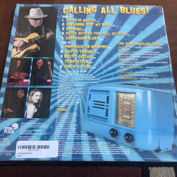 The Duke Robillard Band - Calling All Blues (LP, Album, Ltd, Num, 180) (Near Mint (NM or M-)) - Image 3
