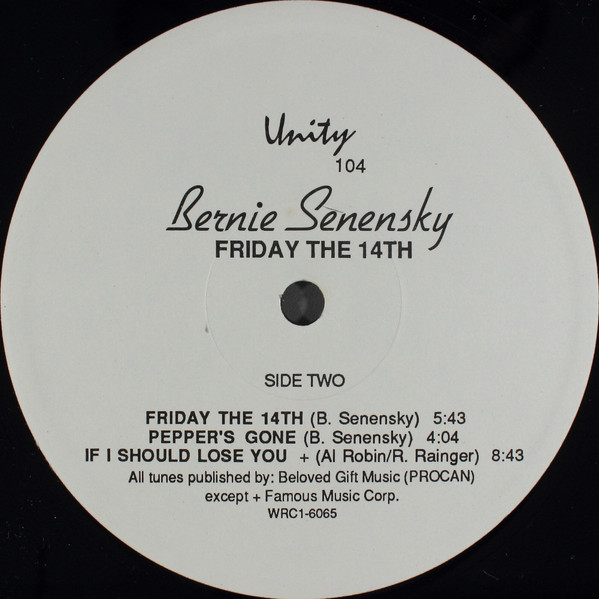 Bernie Senensky - Friday The 14th (LP, Album) (Very Good Plus (VG+)) - Image 4