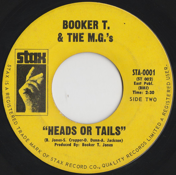 Booker T. & The M.G.'s* - Soul-Limbo (7", Single) (Very Good Plus (VG+)) - Image 2