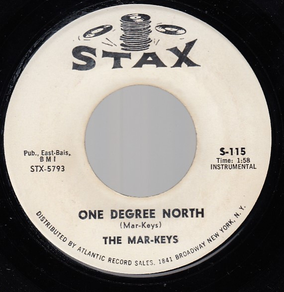 The Mar-Keys - Foxy / One Degree North (7", Single, MGM) (Very Good Plus (VG+)) - Image 2