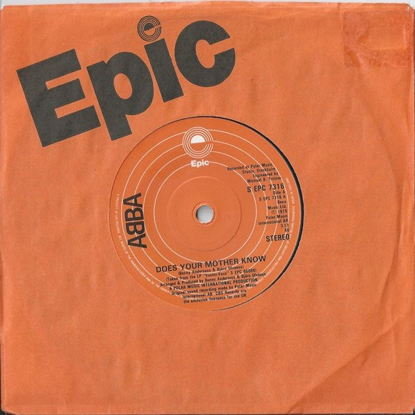 ABBA - Does Your Mother Know (7", Single) (Very Good Plus (VG+)) - Image 3