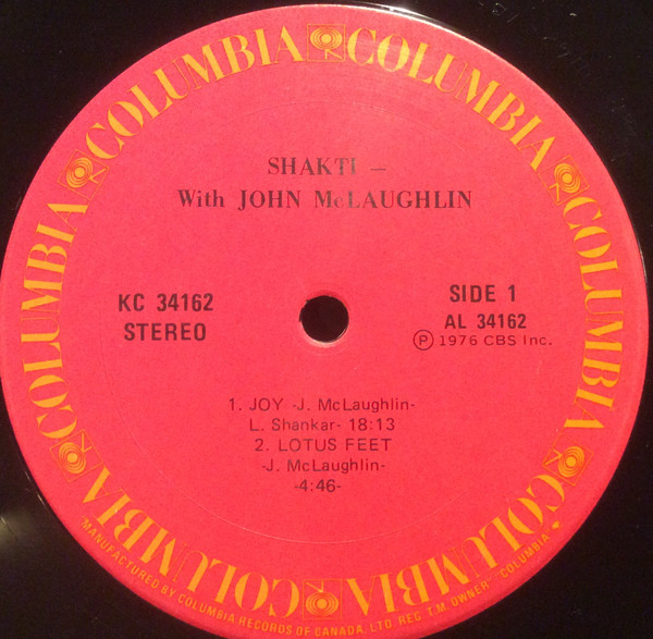 Shakti (2) - Shakti With John McLaughlin (LP, Album) (Very Good Plus (VG+)) - Image 3