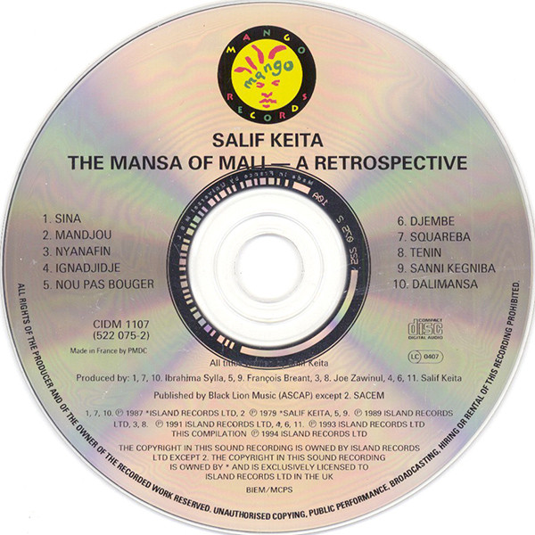 Salif Keita - The Mansa Of Mali … A Retrospective (CD, Comp, RE) (Near Mint (NM or M-)) - Image 4