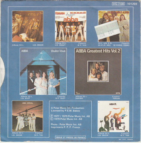 ABBA - I Have A Dream (7", Single) (Very Good Plus (VG+)) - Image 2