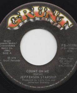 Jefferson Starship - Count On Me (7", Single) (Very Good Plus (VG+))