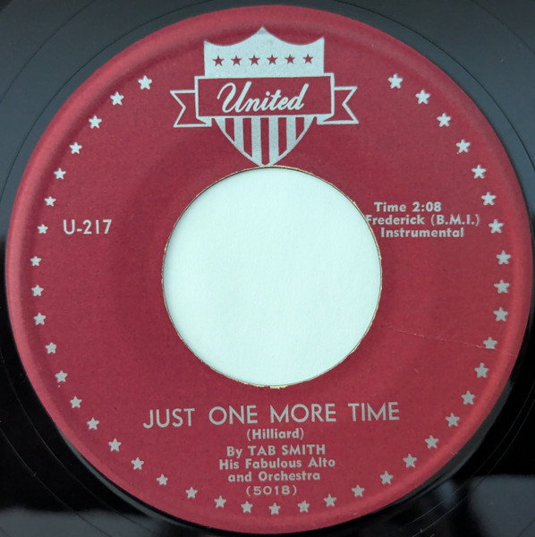 Tab Smith His Fabulous Alto Sax And Orchestra* - Mambolino / Just One More Time (7", Single) (Very Good (VG)) - Image 2