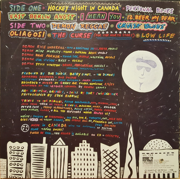 Shuffle Demons* - Bop Rap (LP, Album) (Near Mint (NM or M-)) - Image 2
