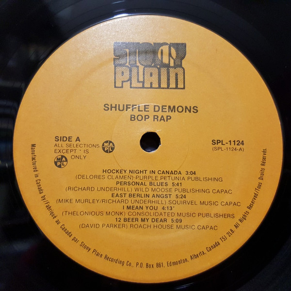 Shuffle Demons* - Bop Rap (LP, Album) (Near Mint (NM or M-)) - Image 3