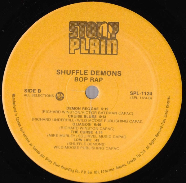 Shuffle Demons* - Bop Rap (LP, Album) (Near Mint (NM or M-)) - Image 4