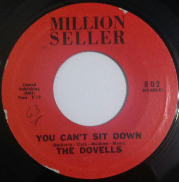 The Dovells - Bristol Stomp / You Can't Sit Down (7", Single) (Very Good Plus (VG+)) - Image 2
