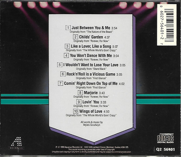 April Wine - Rock Ballads (CD, Comp) (Near Mint (NM or M-)) - Image 3