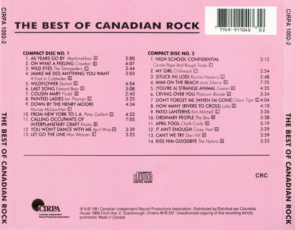Various - The Best Of Canadian Rock (2xCD, Comp, Club) (Near Mint (NM or M-)) - Image 5