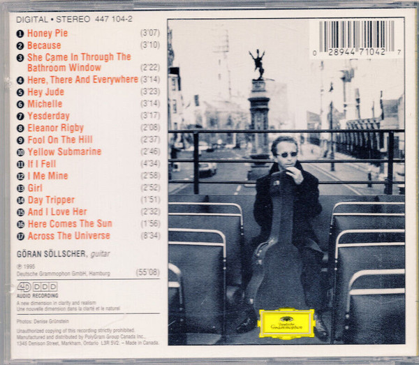 Göran Söllscher - Here, There And Everywhere - Göran Söllscher Plays The Beatles (CD, Album) (Near Mint (NM or M-)) - Image 2