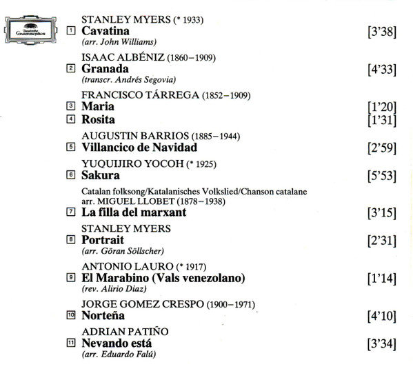 Göran Söllscher - Cavatina (CD, Comp) (Near Mint (NM or M-)) - Image 3