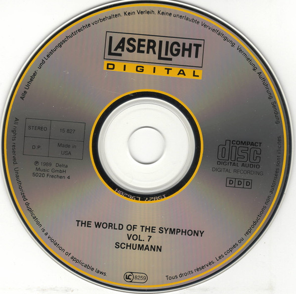 Schumann* - The World Of The Symphony Vol. 7 (CD, Comp) (Near Mint (NM or M-)) - Image 3