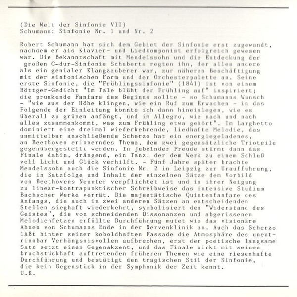 Schumann* - The World Of The Symphony Vol. 7 (CD, Comp) (Near Mint (NM or M-)) - Image 5