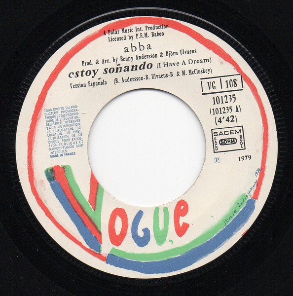 ABBA - Estoy Soñando (7", Single) (Near Mint (NM or M-)) - Image 3