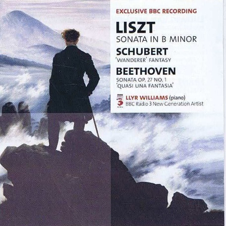 Liszt* / Schubert* / Beethoven* - Llyr Williams - Sonata In B Minor / 'Wanderer' Fantasy / Sonata Op. 27 No. 1 'Quasi Una Fantasia' (CD) (Near Mint (NM or M-))