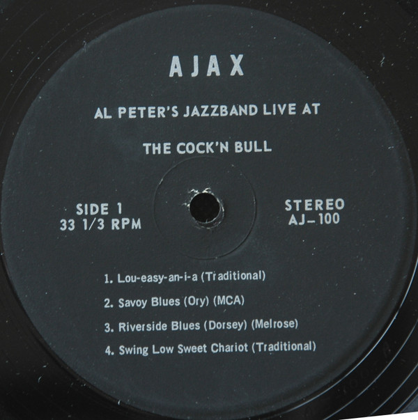 Al Peter's Jazzband - Live At The Cock 'n Bull Pub (LP) (Very Good Plus (VG+)) - Image 3