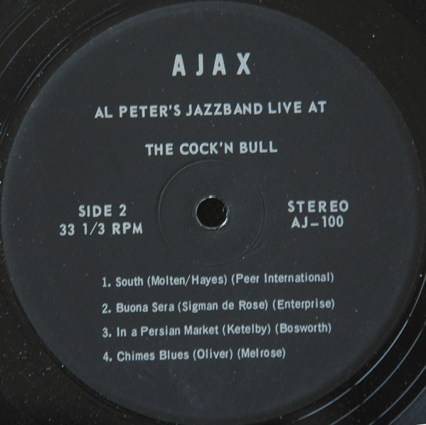 Al Peter's Jazzband - Live At The Cock 'n Bull Pub (LP) (Very Good Plus (VG+)) - Image 4