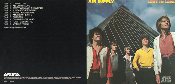 Air Supply - Lost In Love (CD, Album) (Near Mint (NM or M-)) - Image 3