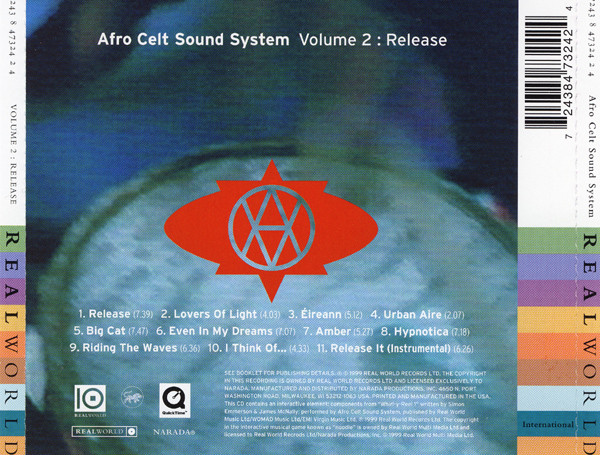 Afro Celt Sound System - Volume 2: Release (CD, Album, Enh) (Near Mint (NM or M-)) - Image 2