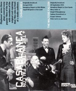Alternative view of Humphrey Bogart, Ingrid Bergman, Mary Astor, Sydney Greenstreet, Peter Lorre - Casablanca + The Maltese Falcon (CD, Comp) (Mint (M))