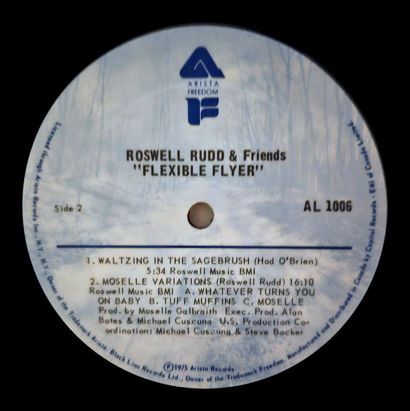 Roswell Rudd Featuring Hod O'Brien & Sheila Jordon* - Flexible Flyer (LP, Album) (Near Mint (NM or M-)) - Image 4
