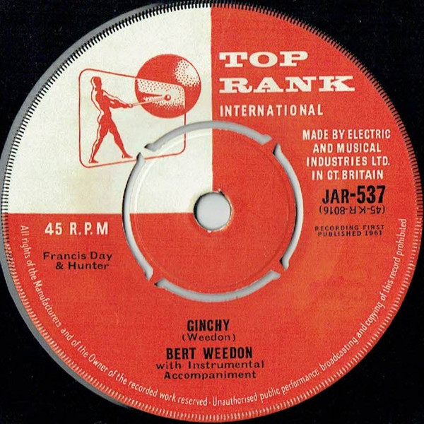 Bert Weedon - Ginchy (7") (Very Good (VG))
