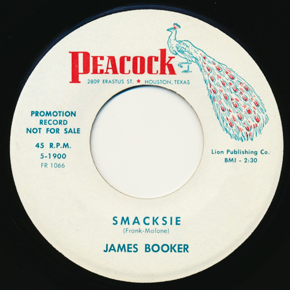 James Booker - Smacksie / Kinda Happy (7", Single, Promo) (Fair (F))
