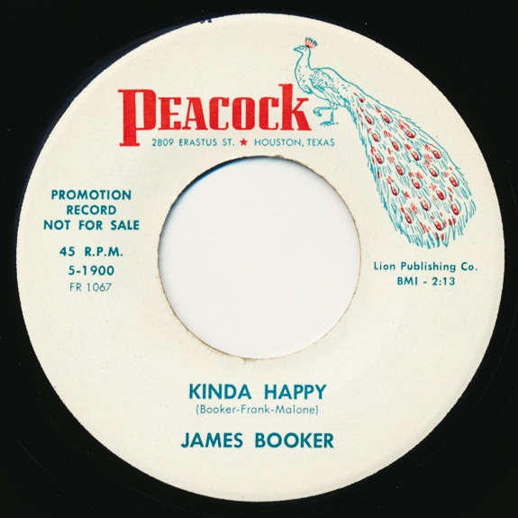 James Booker - Smacksie / Kinda Happy (7", Single, Promo) (Fair (F)) - Image 2