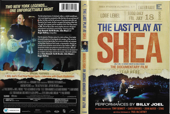 Billy Joel - The Last Play At Shea (The Documentary Film) (DVD-V, Multichannel, NTSC, Dol) (Mint (M)) - Image 3