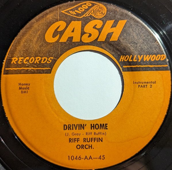 Riff Ruffin Orch.* - Drivin' Home (7", Single) (Very Good Plus (VG+)) - Image 2