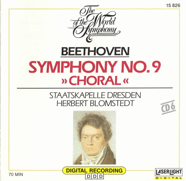 Ludwig van Beethoven, Staatskapelle Dresden, Herbert Blomstedt - Symphony No. 9 (CD, Album) (Near Mint (NM or M-))